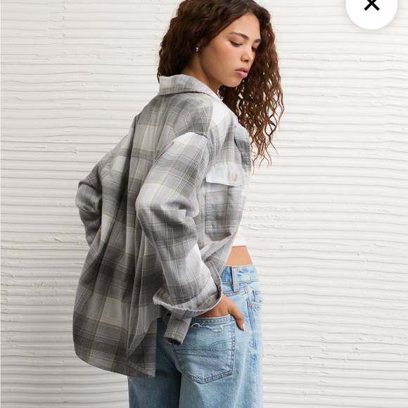 NWT Hollister Plaid Button Down Shirt - Picture 3 of 7